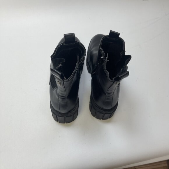 Madden NYC Chunky Chelsea Platform Lug Boots Women's Size 9 Black Comfort - Picture 12 of 13